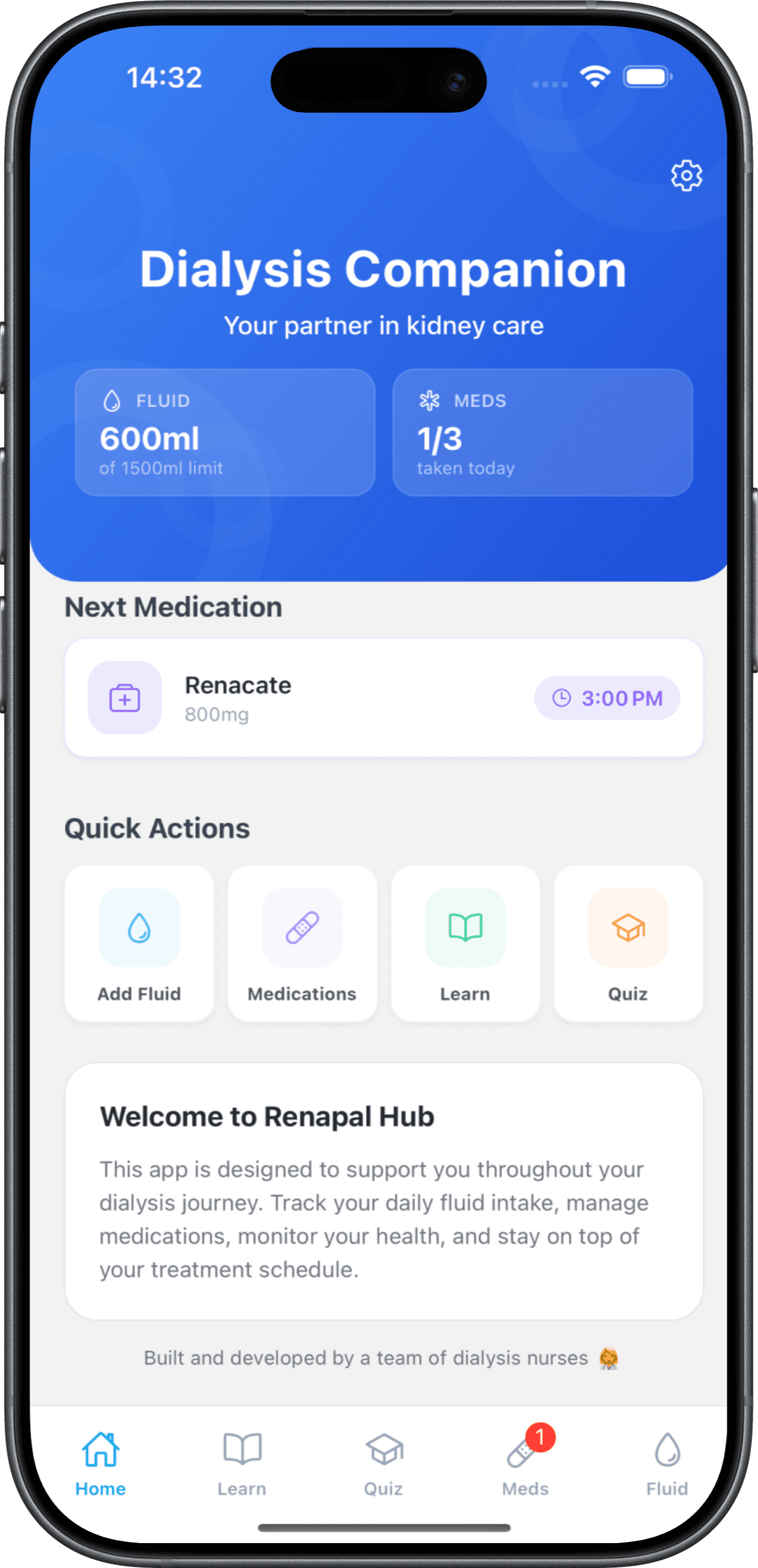 Renal Pals App Screenshot